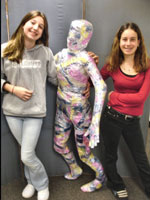Point Arena High School Art Show: Tape People