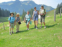 Swiss Trek 2006, Pilatus hike; photo by Karel Metcalf