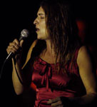 Gina Jimenez Adult Competition winner in Mendonoma Idol 2007 at the Gualala Arts Center