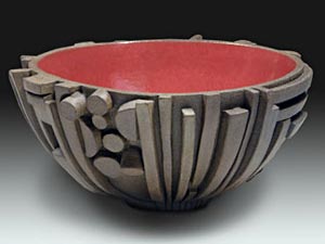 Ceramics: Slab Vessel with Texture - Barbara Tocher
