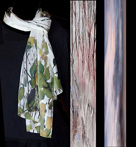 Jeanne Gadol - 3 scarves