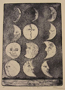 Phases of the Moon, by Arna Means