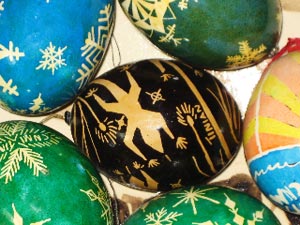 Pysanky Dyed Eggs
