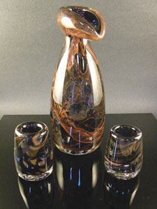 Mike Hanson, Blown glass sculpture