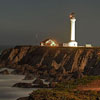 Point Arena Lighthouse at Night, photo by Richard Skidmore