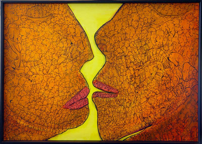 Face to Face - An exploration of the faces that occupy the fantasy world  of Bob Bralove - Gualala Arts Center exhibit: September, 2012