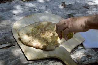 Pizza Making in the Wood Fired Oven