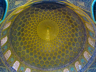 Dome of women's mosque in Esfahan