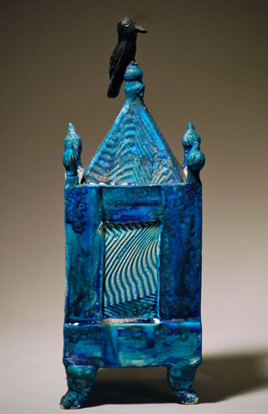 Ceramic piece by Nancy Morgan