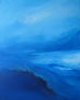 Blue Dune, acrylic on canvas, by Jennifer Bundey