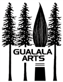 Gualala Arts logo, designed by Duane Gordon