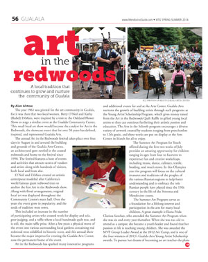 2014 Art in the Redwoods - Mendocino Guide