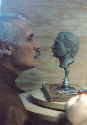 Portrait - Richard Clopton with Bust