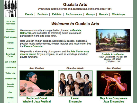 Home page, 2010