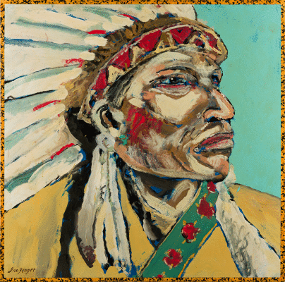 Indian Portrait by Ira Yeager