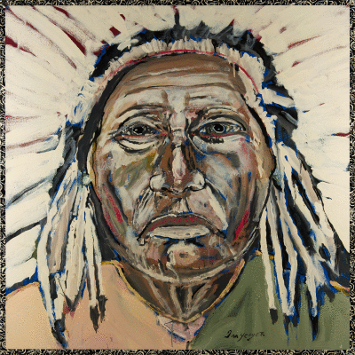 Indian Portrait by Ira Yeager