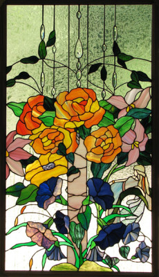 stained glass flowers by Star DeHaven