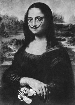 Mona Lisa, by Salvador Dali