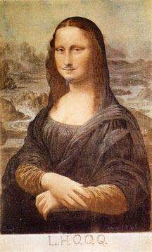 Mona Lisa, by Marcel Duchamp